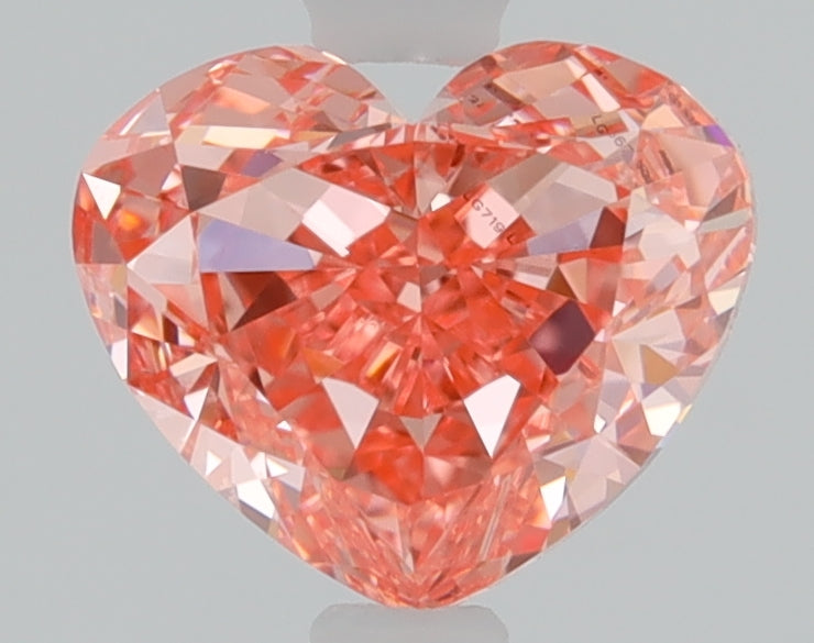 1.06 CT Heart Diamond PINK VVS2