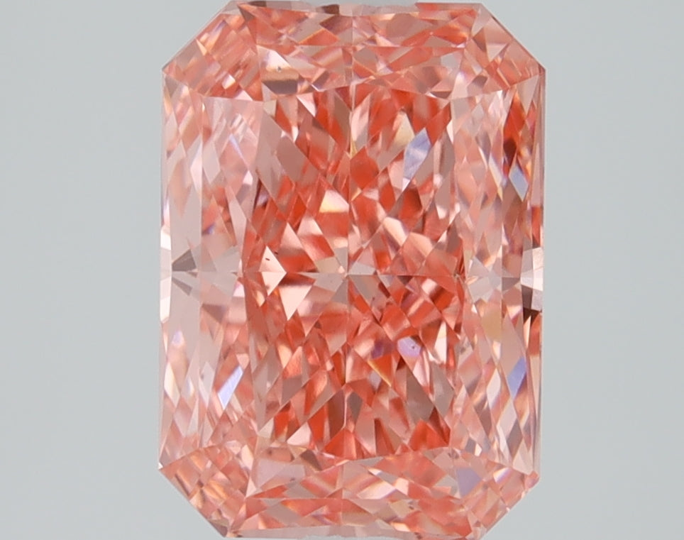 2.02 CT Radiant Diamond PINK VS2