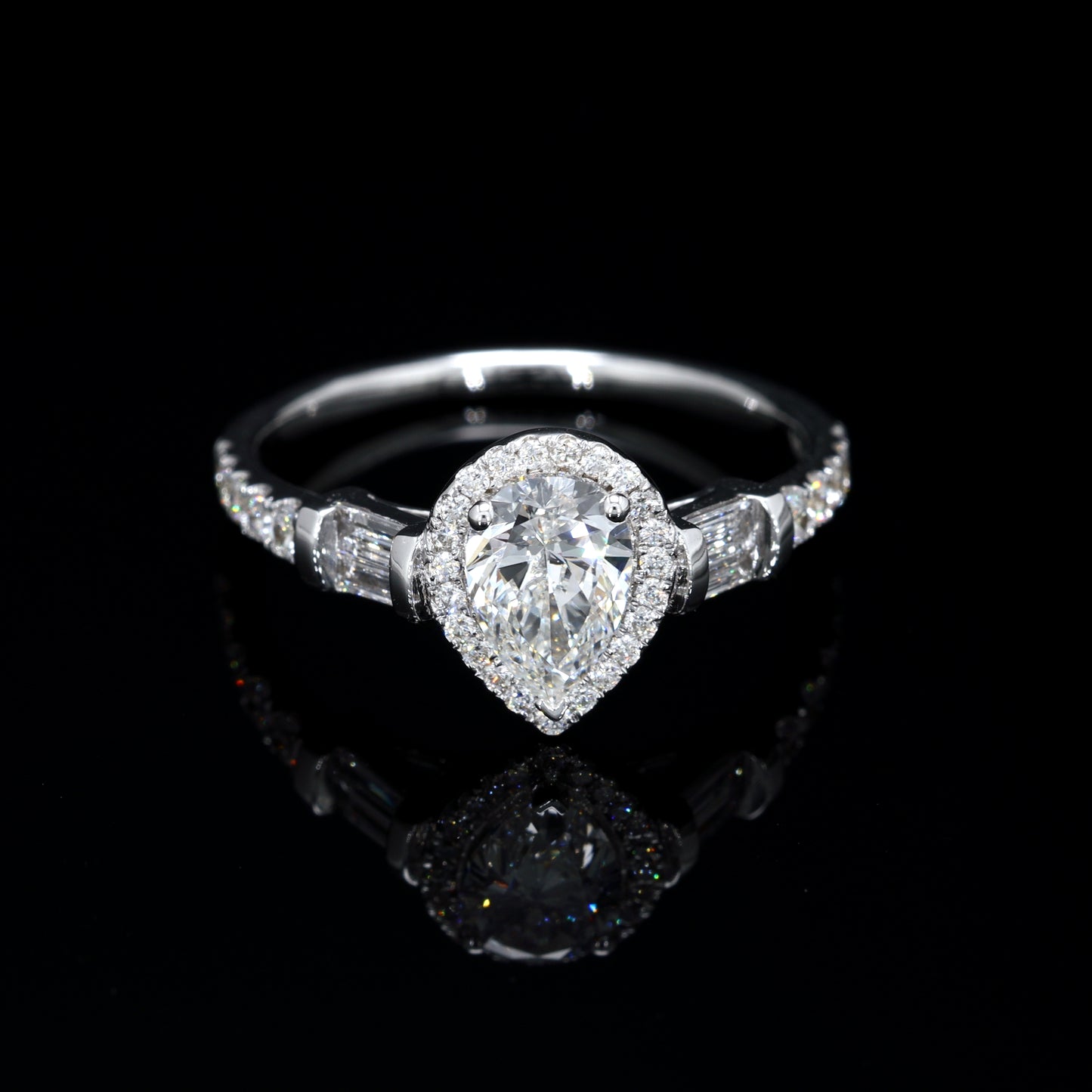 1.35CT Certified Lab-Grown Diamond Engagement Ring in 14K