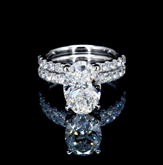 5.33CT Certified Lab-Grown Diamond Engagement Ring in 14K