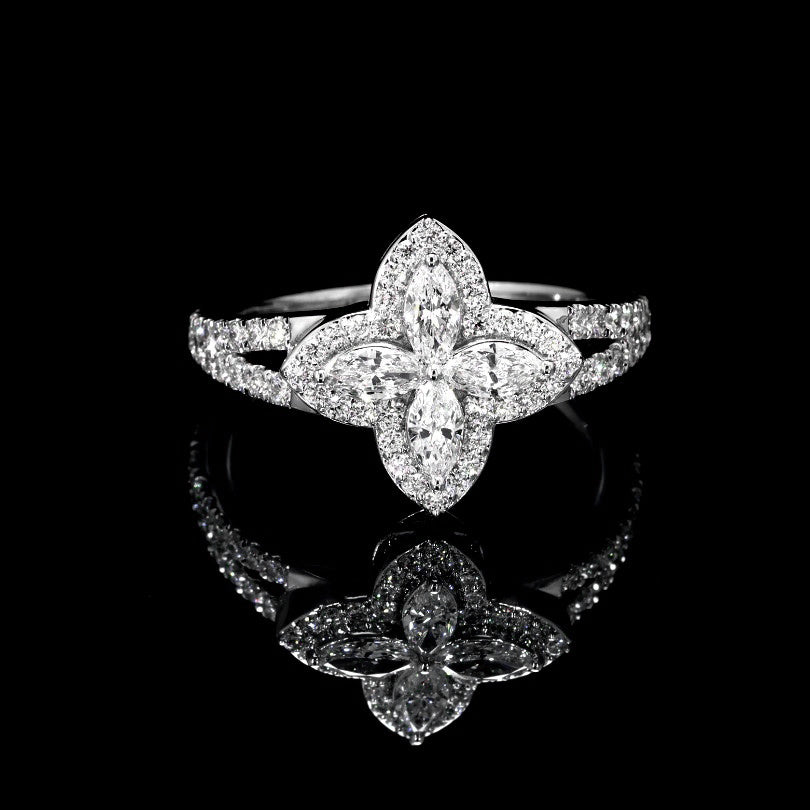 1.02W Certified Lab-Grown Diamond Engagement Ring in 14K
