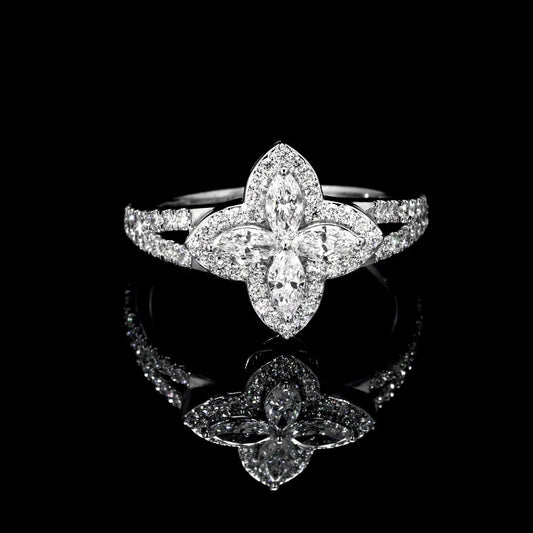 1.02W Certified Lab-Grown Diamond Engagement Ring in 14K