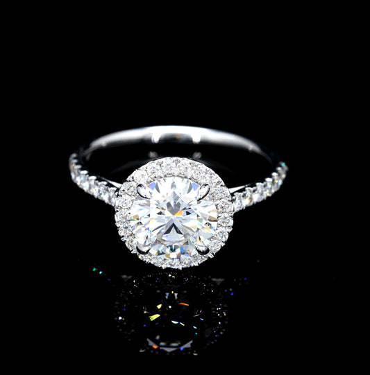 2.09CT Certified Lab-Grown Diamond Engagement Ring in 14K