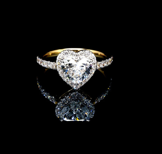 2.02CT Certified Lab-Grown Diamond Engagement Ring in 14K