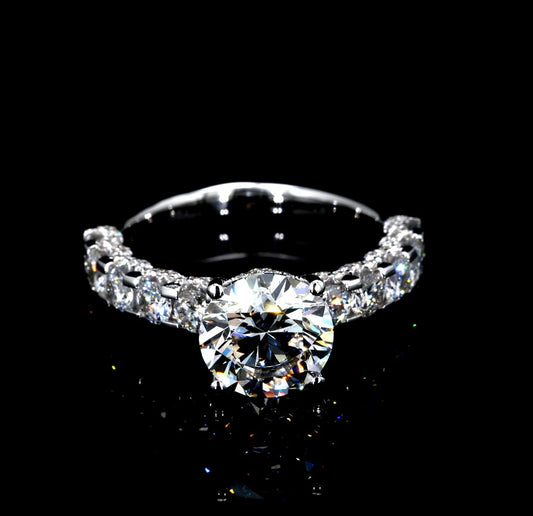 4CT Certified Lab-Grown Diamond Engagement Ring in 14K