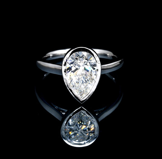 2CT Certified Lab-Grown Diamond Engagement Ring in 14K