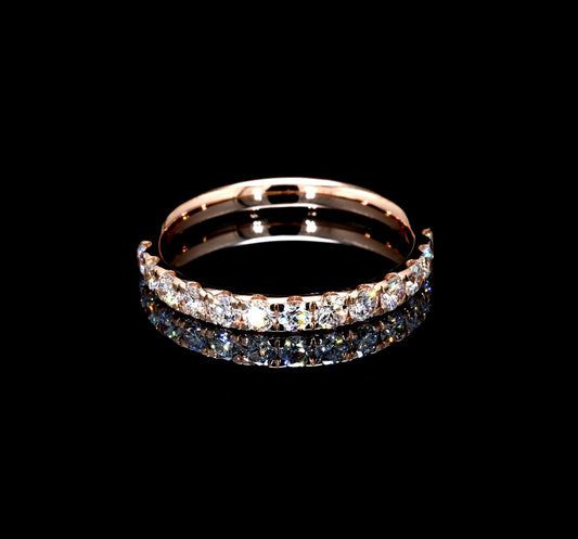 0.74W Certified Lab-Grown Diamond Engagement Ring in 14K