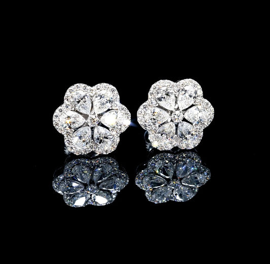 10K Lab Grown 2.57g Diamond Earrings.