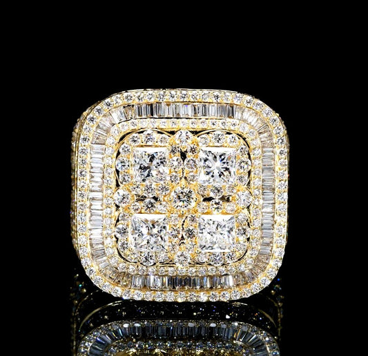 7.90CT Certified Lab-Grown Diamond Engagement Ring in 14K