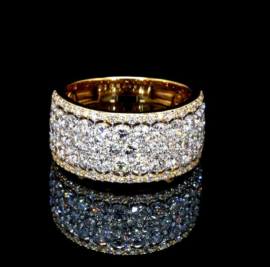 4.41CT Certified Lab-Grown Diamond Engagement Ring in 14K