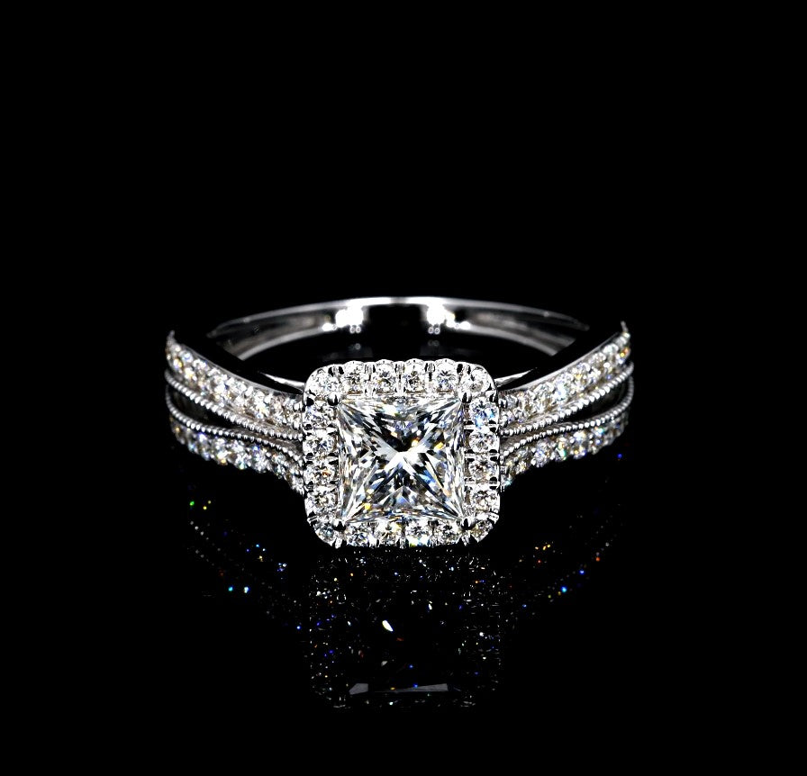 1.84CT Certified Lab-Grown Diamond Engagement Ring in 14K