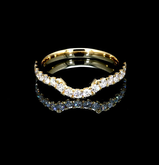 0.58W Certified Lab-Grown Diamond Engagement Ring in 14K