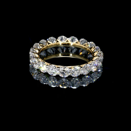 3.89CT Certified Lab-Grown Diamond Engagement Ring in 14K