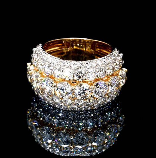 8.01CT Certified Lab-Grown Diamond Engagement Ring in 14K