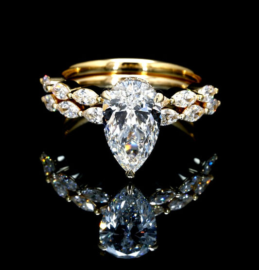 2.94CT Certified Lab-Grown Diamond Engagement Ring in 14K