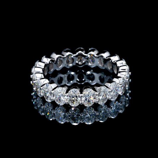 5.04CT Certified Lab-Grown Diamond Engagement Ring in 14K