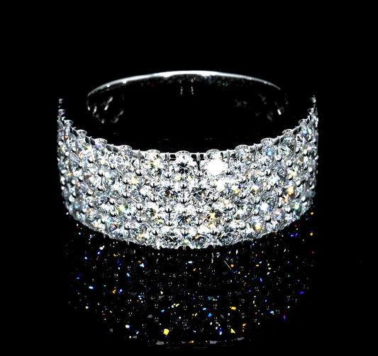 4.37CT Certified Lab-Grown Diamond Engagement Ring in 14K