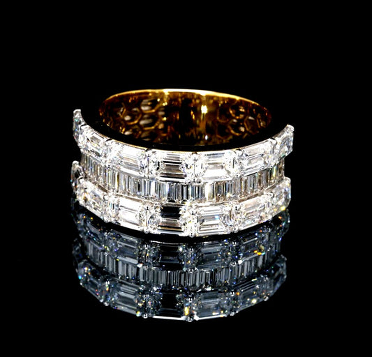 6.44CT Certified Lab-Grown Diamond Engagement Ring in 14K