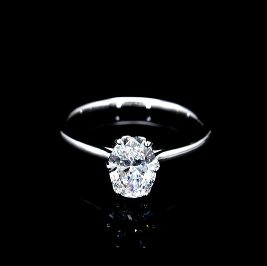 1.10W Certified Lab-Grown Diamond Engagement Ring in 14K