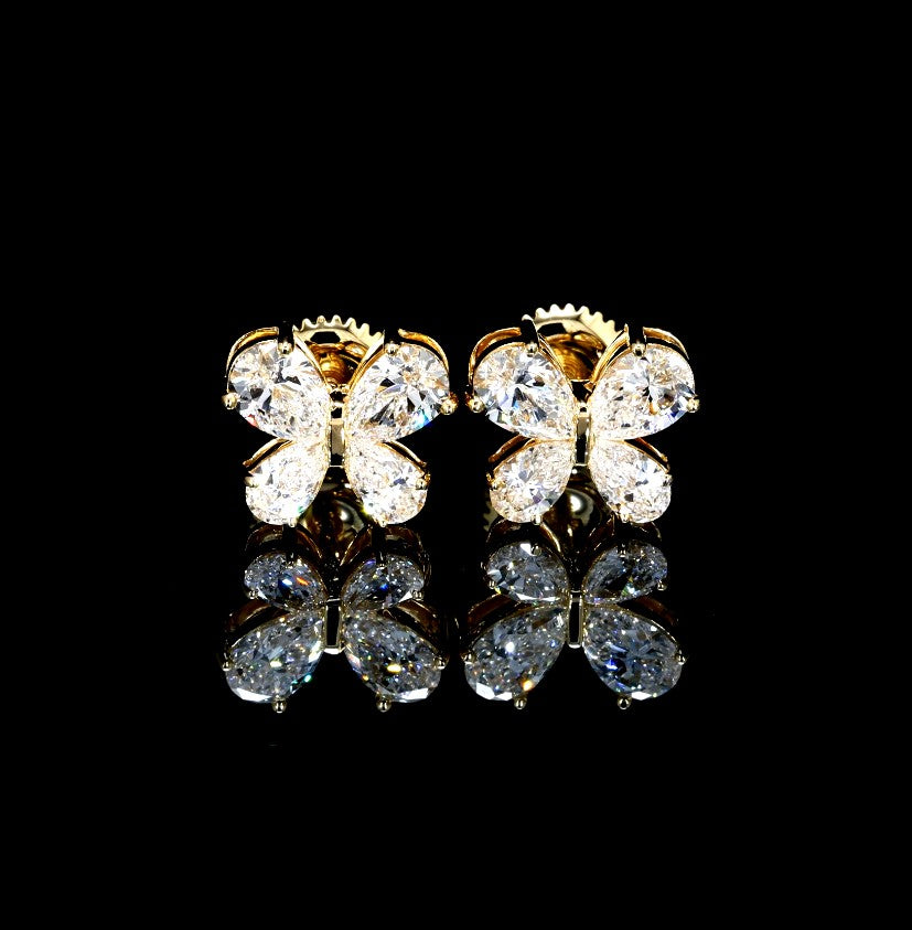 10K Lab Grown 1.94g Diamond Earrings.