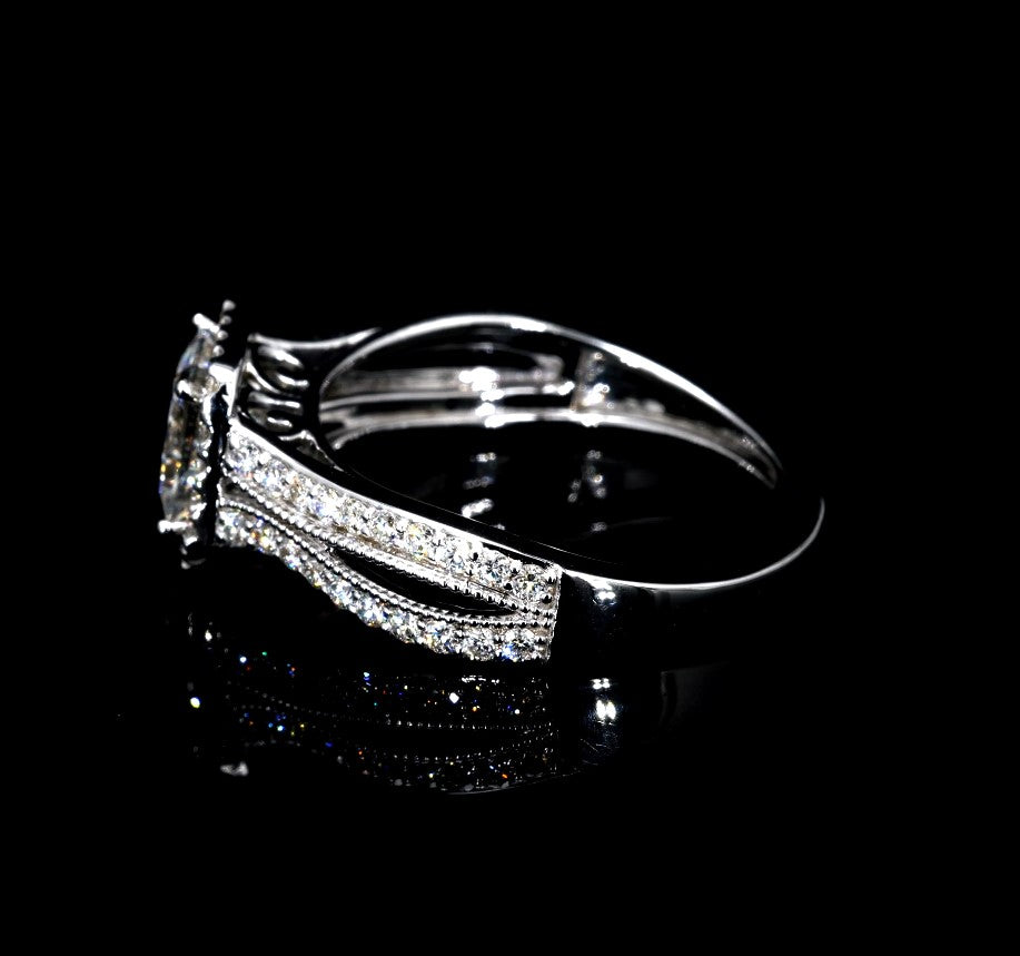 1.84CT Certified Lab-Grown Diamond Engagement Ring in 14K