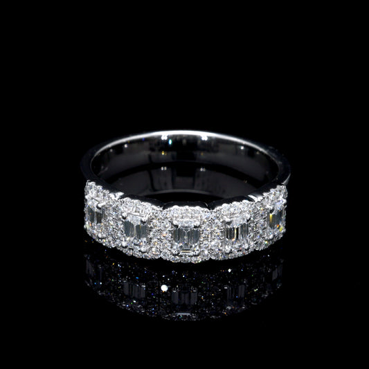 0.94W Certified Lab-Grown Diamond Engagement Ring in 14K
