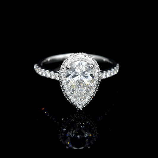 2.16CT Certified Lab-Grown Diamond Engagement Ring in 14K