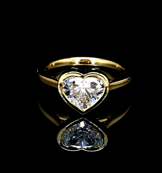 2.12CT Certified Lab-Grown Diamond Engagement Ring in 14K