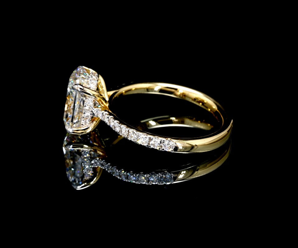 4.95CT Certified Lab-Grown Diamond Engagement Ring in 14K