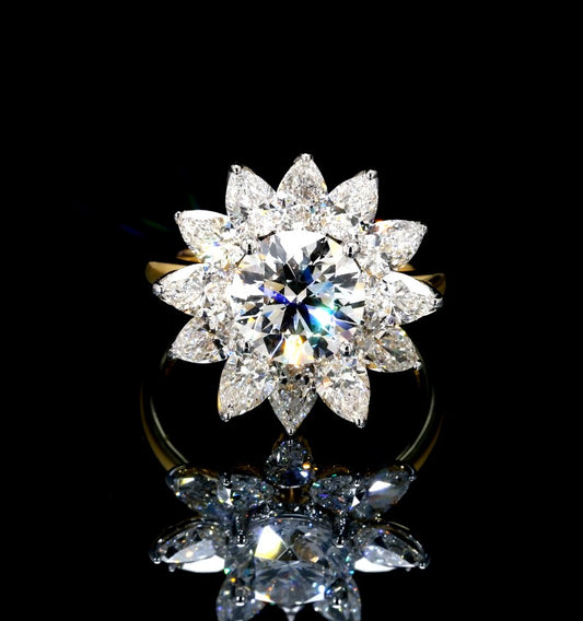 5.32CT Certified Lab-Grown Diamond Engagement Ring in 14K