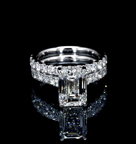 5.05CT Certified Lab-Grown Diamond Engagement Ring in 14K