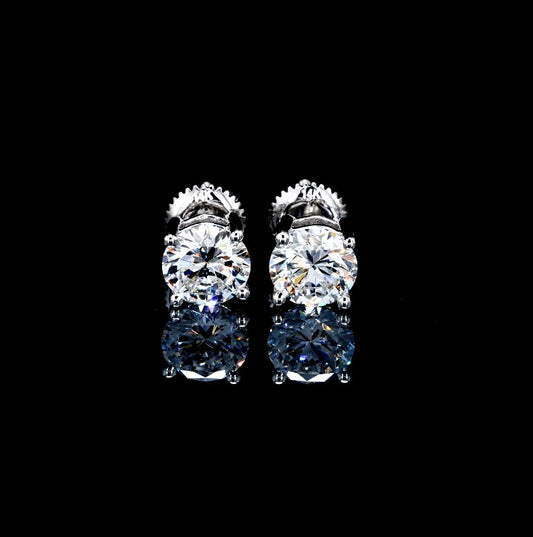 10K Lab Grown 1.58g Diamond Earrings.