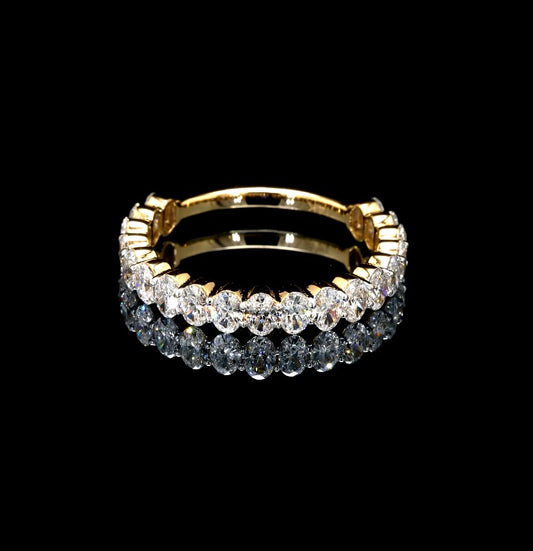 1.48W Certified Lab-Grown Diamond Engagement Ring in 14K