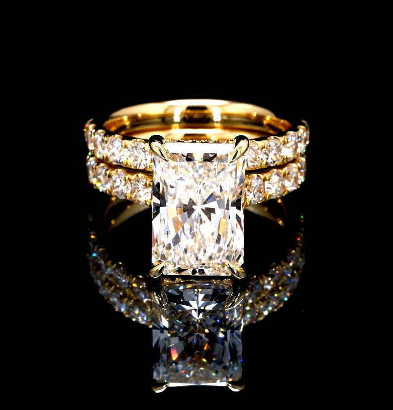 6.90CT Certified Lab-Grown Diamond Engagement Ring in 14K