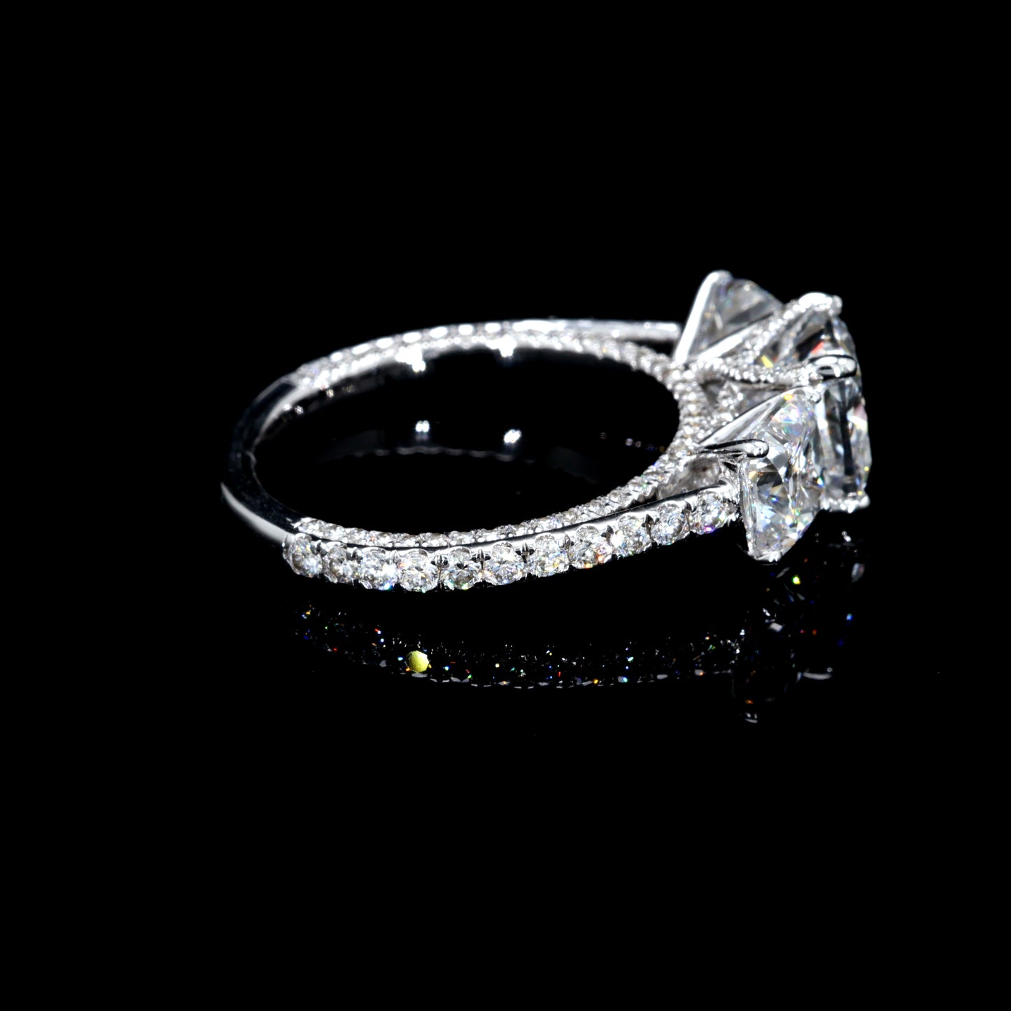 4.94CT Certified Lab-Grown Diamond Engagement Ring in 14K