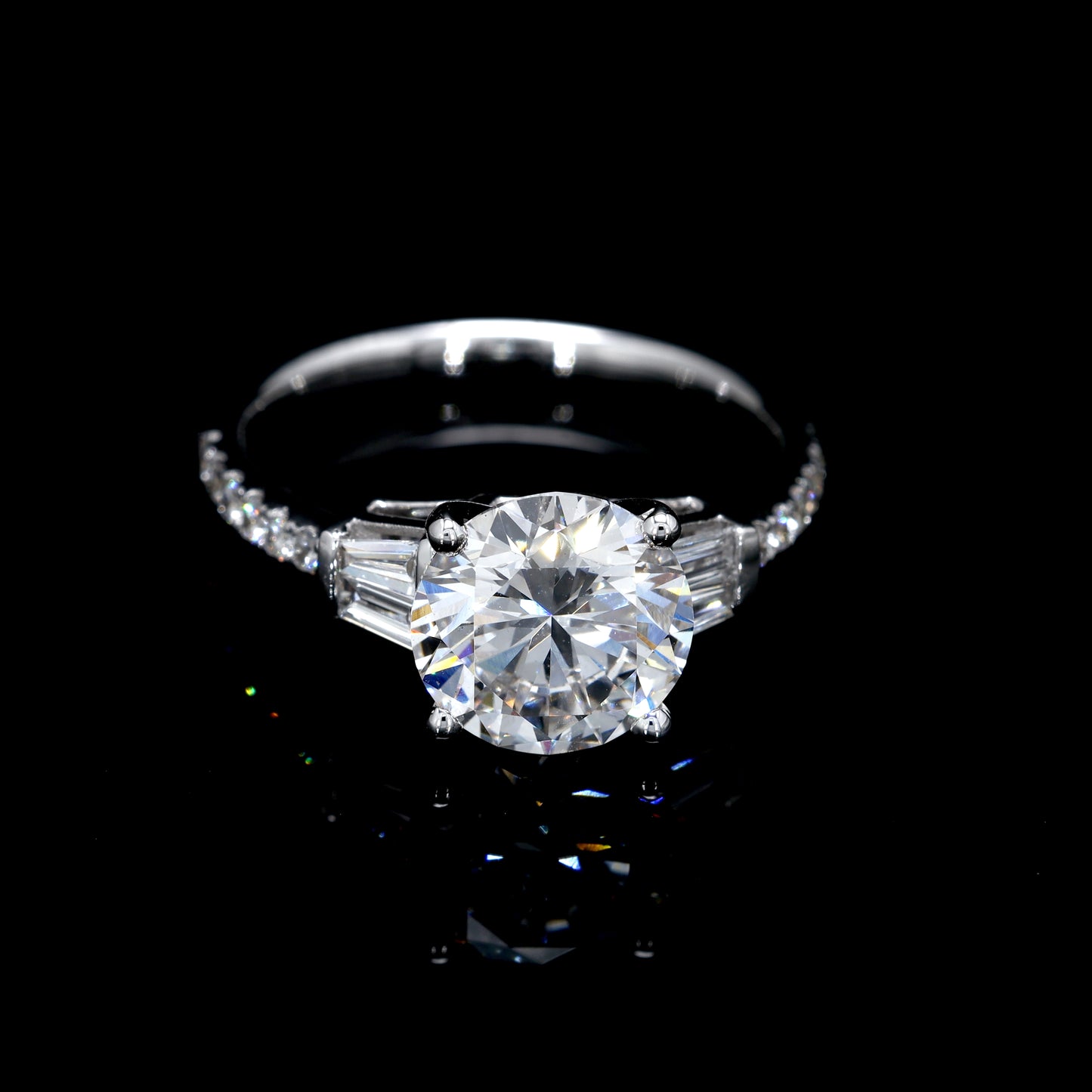 2.99CT Certified Lab-Grown Diamond Engagement Ring in 14K