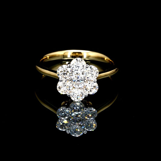 1.22W Certified Lab-Grown Diamond Engagement Ring in 14K