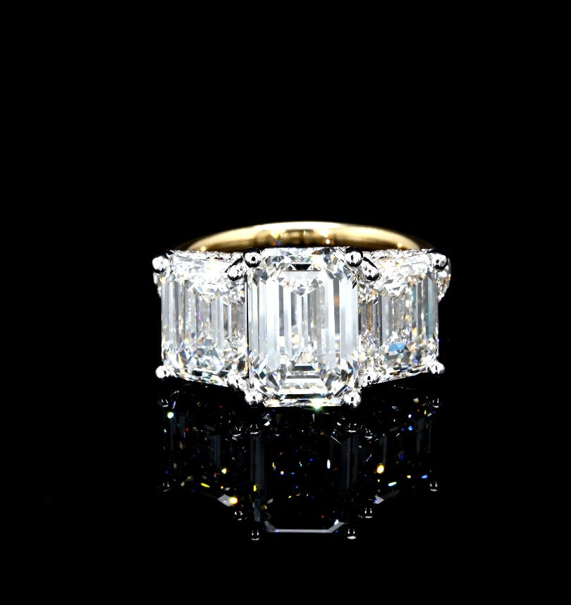 8.28CT Certified Lab-Grown Diamond Engagement Ring in 14K