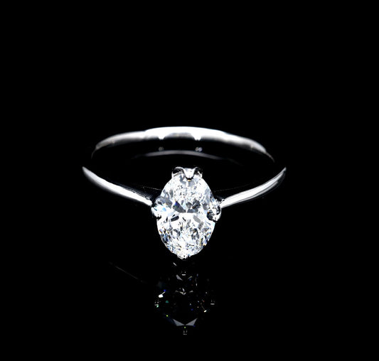 1.01W Certified Lab-Grown Diamond Engagement Ring in 14K