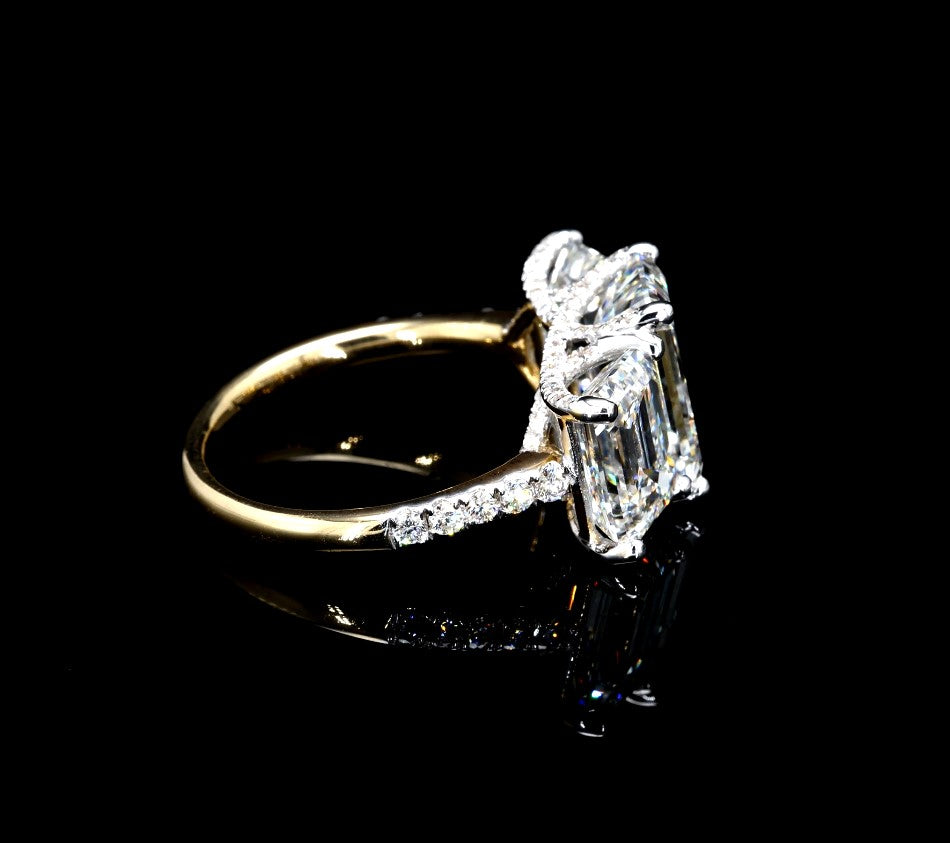 8.28CT Certified Lab-Grown Diamond Engagement Ring in 14K