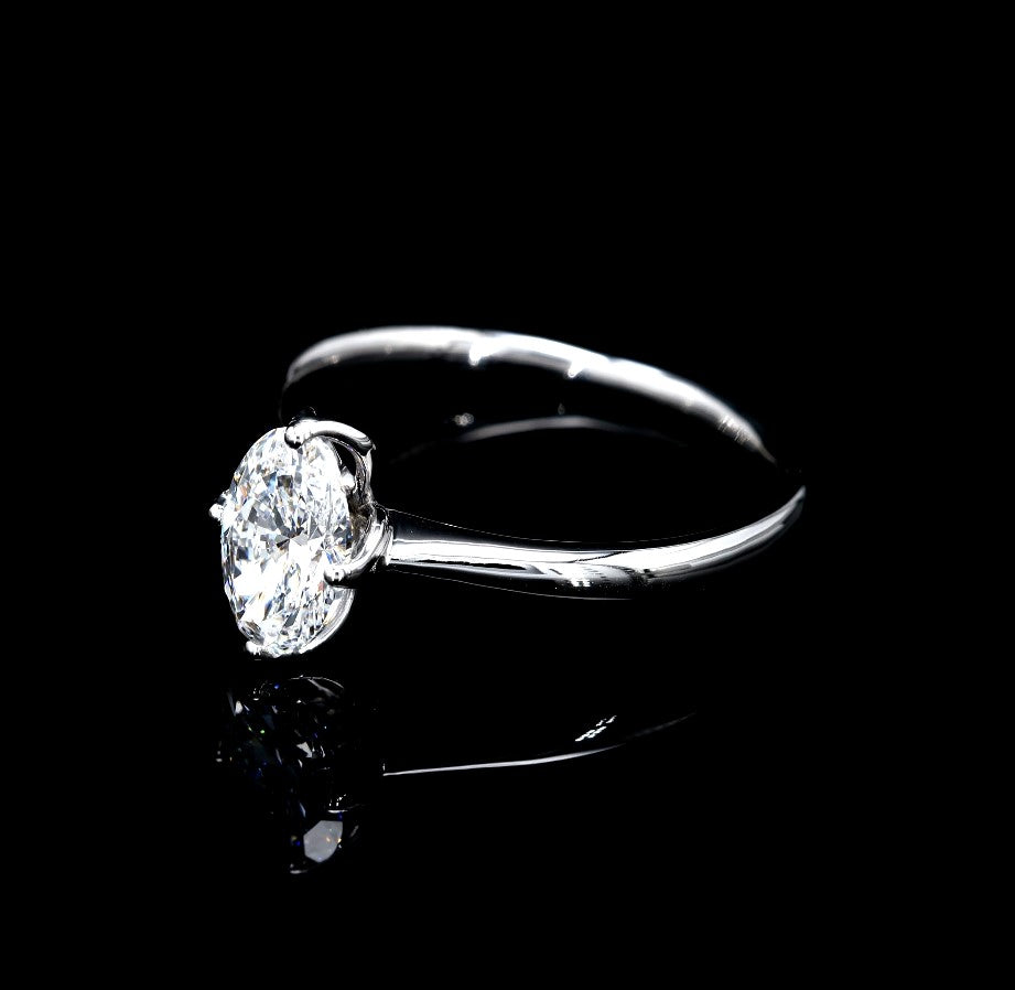 1.01W Certified Lab-Grown Diamond Engagement Ring in 14K