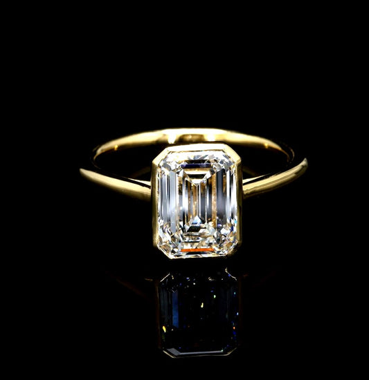 2.50CT Certified Lab-Grown Diamond Engagement Ring in 14K