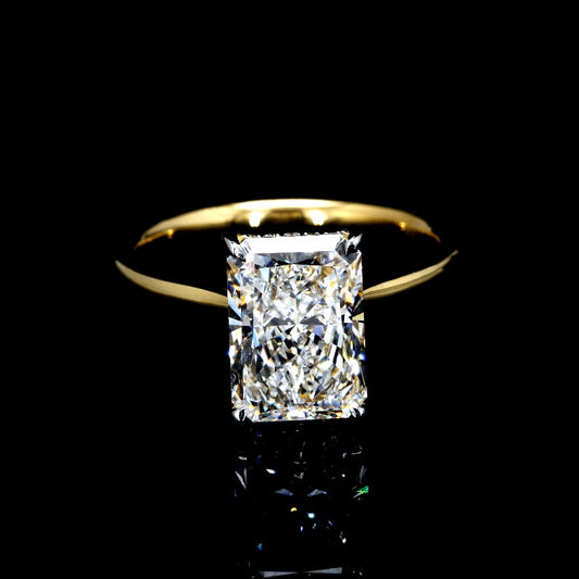 3.61CT Certified Lab-Grown Diamond Engagement Ring in 14K