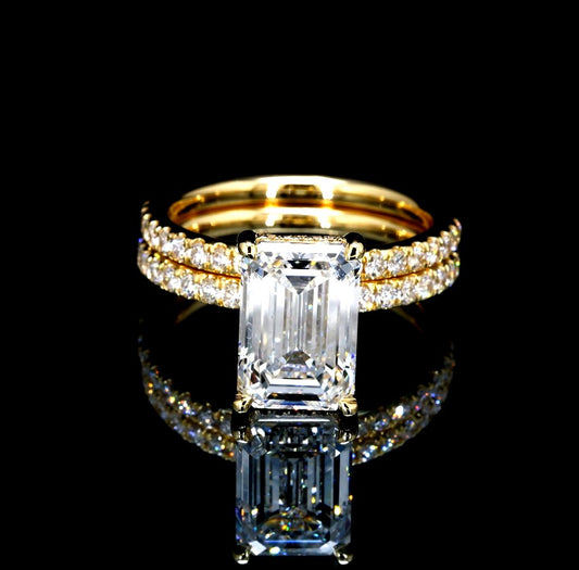 4.77CT Certified Lab-Grown Diamond Engagement Ring in 14K