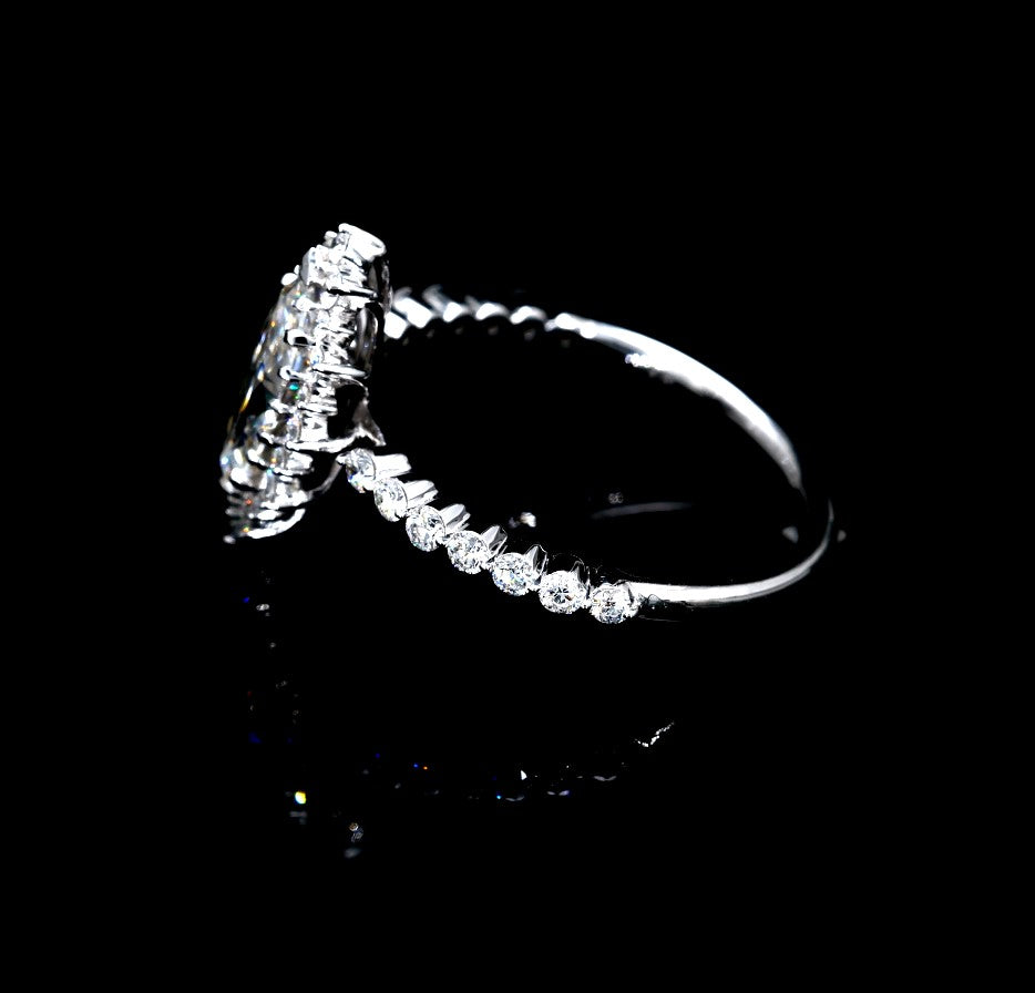 1.51CT Certified Lab-Grown Diamond Engagement Ring in 14K