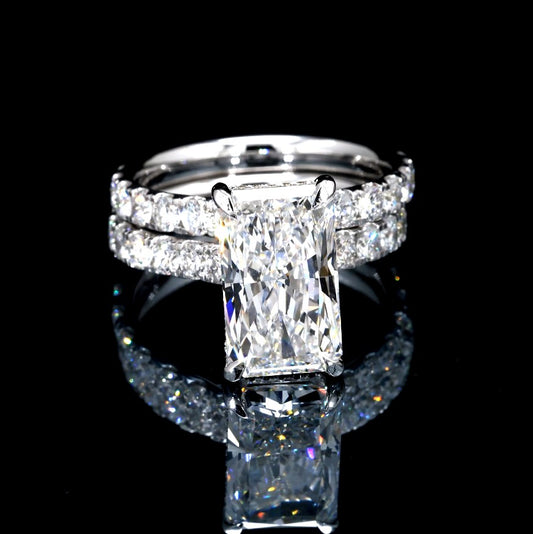 6.13CT Certified Lab-Grown Diamond Engagement Ring in 14K