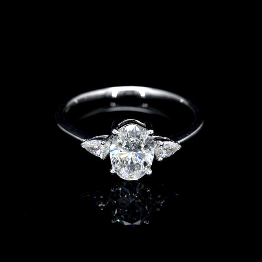 1.01W Certified Lab-Grown Diamond Engagement Ring in 14K