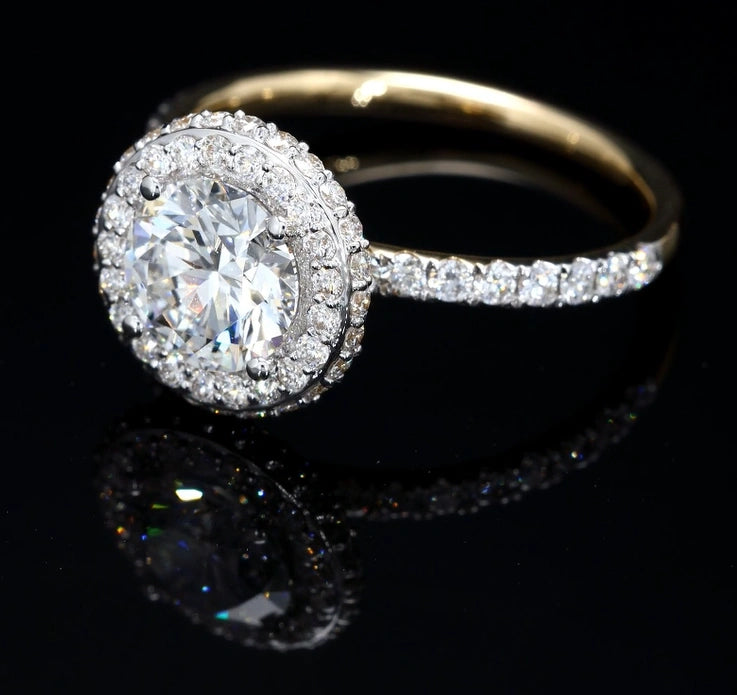 1.99CT Certified Lab-Grown Diamond Engagement Ring in 14K
