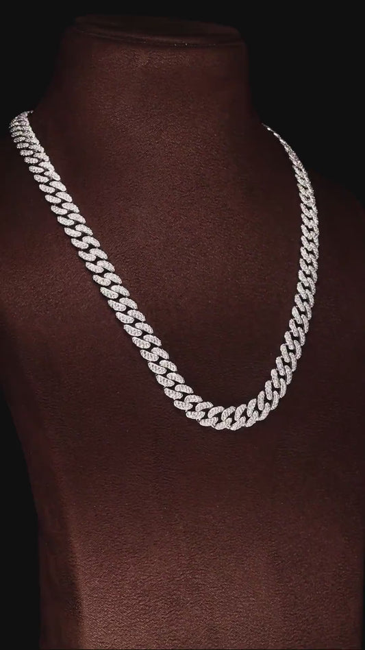 15.99CTW  Men's Chain Necklace In 10K and 14K - 20"