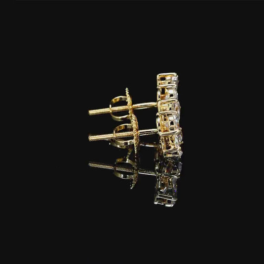 10K Lab Grown 1.94g Diamond Earrings.